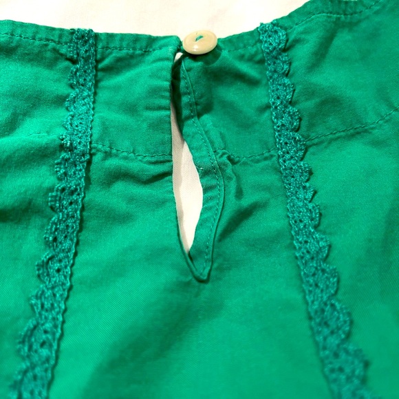 Crewcuts Vibrant Green Ruffled Tiered Sundress - Picture 4 of 5